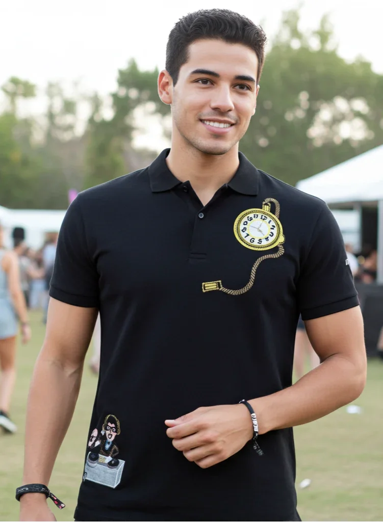 Dolce & Gabbana Men's Polo Shirt In Black